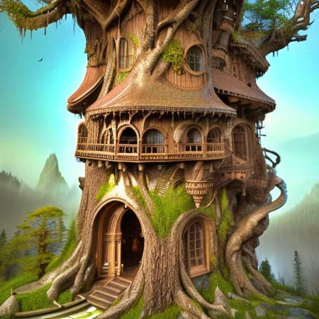 Unique Homes Tree Trunk House