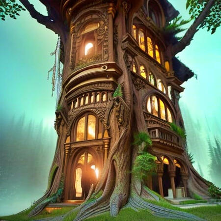 Unique Homes Tree Trunk House