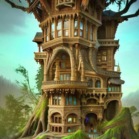 Unique Homes Tree Trunk House